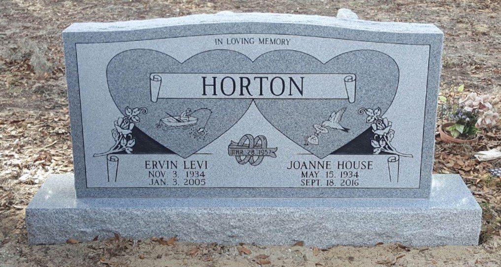 Headstone for Horton, Joanne House